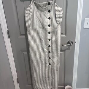 WHO WHAT WEAR cute striped dress!